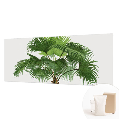 Mural de pared con estampado hermoso con motivo de palmera exótica