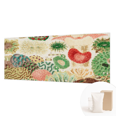 Papel mural con patrón decorativo con formas orgánicas