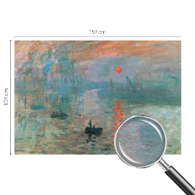 Papel mural texturado decorativo con un motivo de paisaje portuario