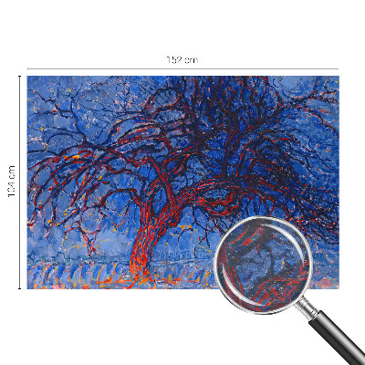 Papel mural texturado decorativo con diseño de árbol