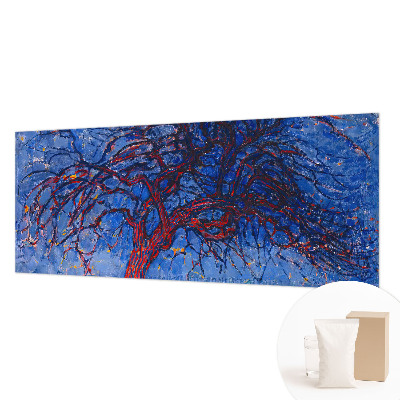 Papel mural texturado decorativo con diseño de árbol