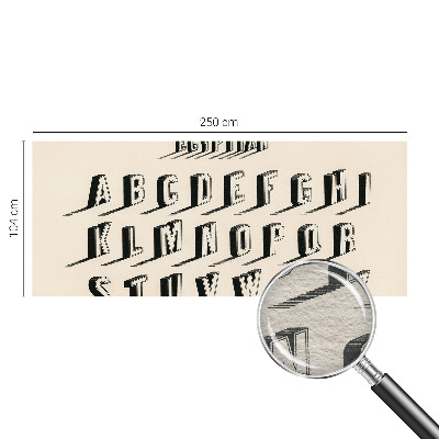 Mural decorativo con ambiente vintage