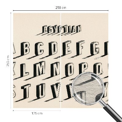 Mural decorativo con ambiente vintage