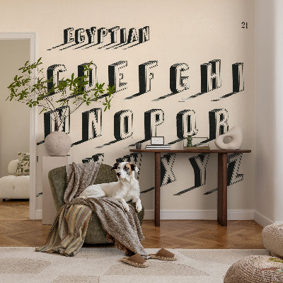 Mural decorativo con ambiente vintage
