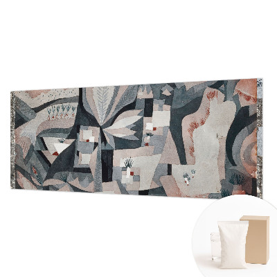 Papel mural texturado decorativo con un motivo de abstracción de la naturaleza