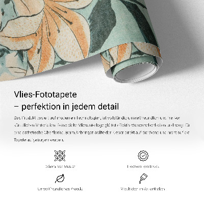 Papel mural texturado decorativo con un paisaje invernal