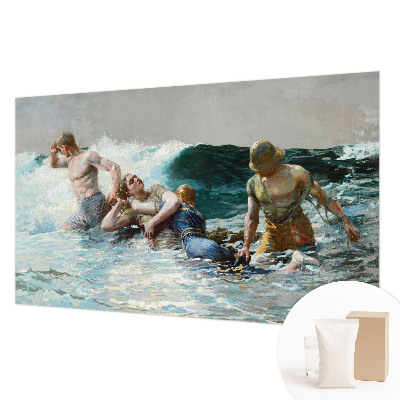 Papel mural con patrón decorativo con motivo de combate naval