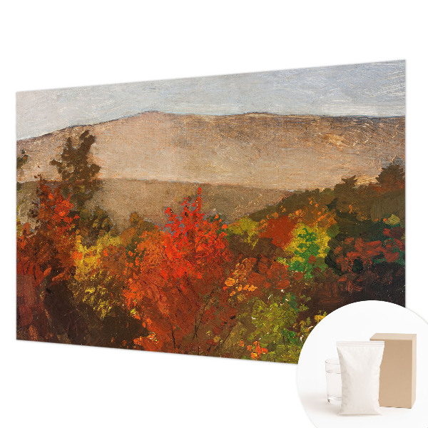 Mural decorativo con motivo de panorama otoñal