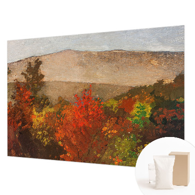 Mural decorativo con motivo de panorama otoñal