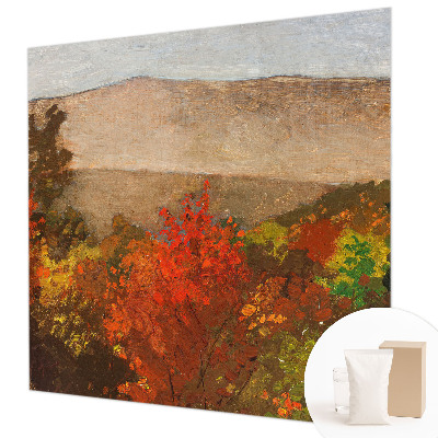 Mural decorativo con motivo de panorama otoñal
