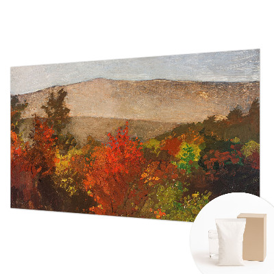 Mural decorativo con motivo de panorama otoñal