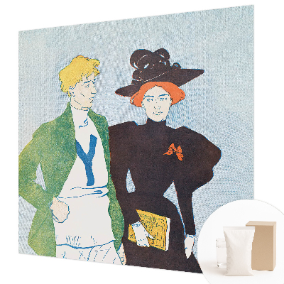 Papel mural con patrón decorativo con diseño de estilo retro