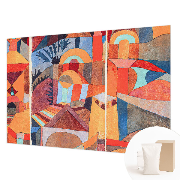 Papel mural texturado decorativo con diseño de mosaico colorido