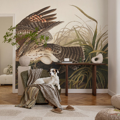 Mural de pared con estampado hermoso con diseño «Belleza alada»