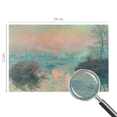 Papel mural texturado decorativo con un diseño 'Crepúsculo atmosférico' para aportar ambiente