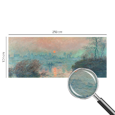 Papel mural texturado decorativo con un diseño 'Crepúsculo atmosférico' para aportar ambiente