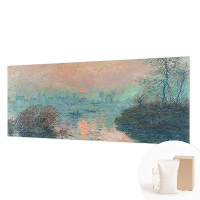 Papel mural texturado decorativo con un diseño 'Crepúsculo atmosférico' para aportar ambiente