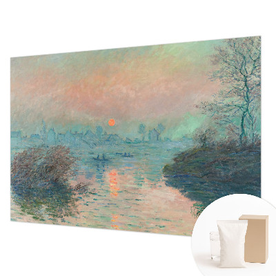 Papel mural texturado decorativo con un diseño 'Crepúsculo atmosférico' para aportar ambiente