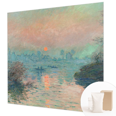 Papel mural texturado decorativo con un diseño 'Crepúsculo atmosférico' para aportar ambiente