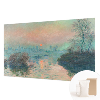 Papel mural texturado decorativo con un diseño 'Crepúsculo atmosférico' para aportar ambiente