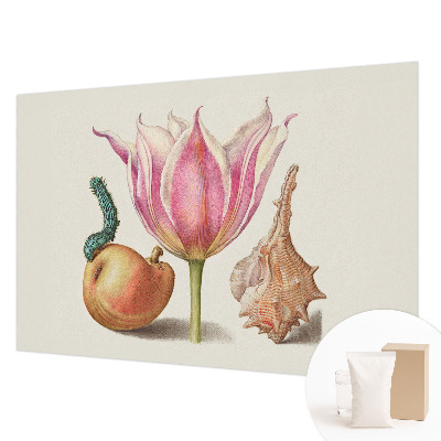 Fotomural decorativo para cabecero de cama con diseño 'Simbiosis natural' para decorar el dormitorio