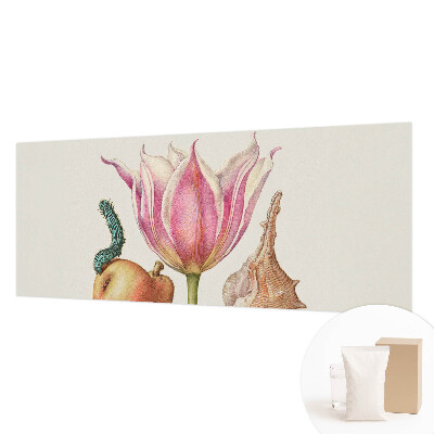 Fotomural decorativo para cabecero de cama con diseño 'Simbiosis natural' para decorar el dormitorio