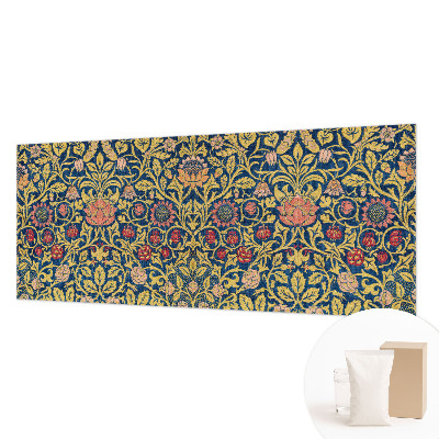 Papel mural texturado decorativo con estampado floral