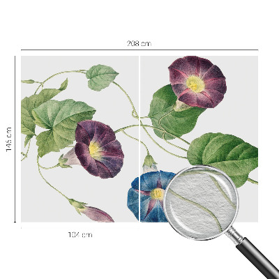 Papel mural con patrón decorativo con diseño de elegancia floral