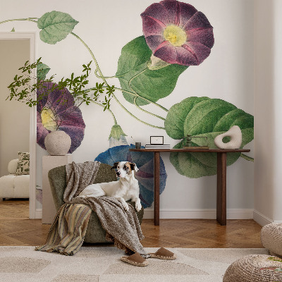 Papel mural con patrón decorativo con diseño de elegancia floral