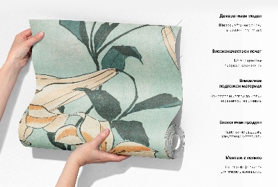 Fotomural decorativo para cabecero de cama con el diseño 'Armonía del bosque'