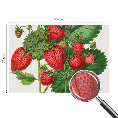 Papel mural con patrón decorativo con motivo de frutas de verano