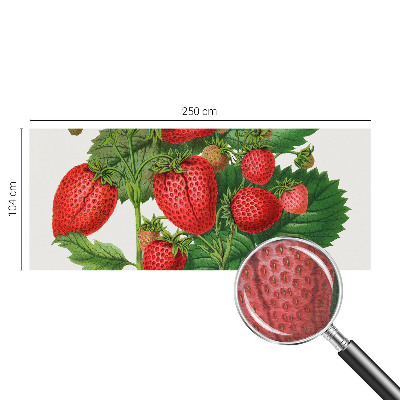 Papel mural con patrón decorativo con motivo de frutas de verano