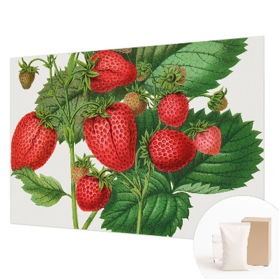Papel mural con patrón decorativo con motivo de frutas de verano