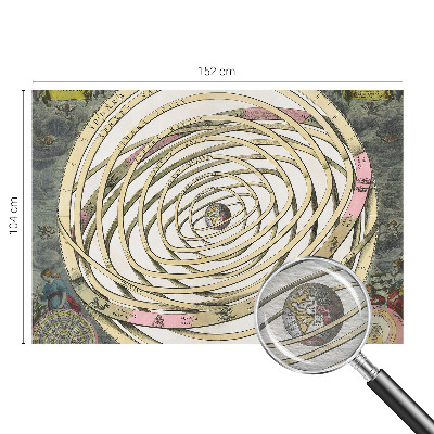 Papel mural texturado decorativo con diseño 'Espiral Cósmica'