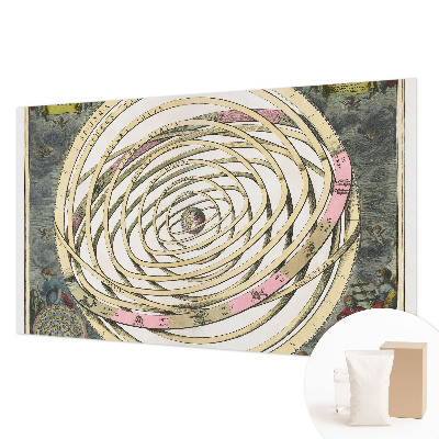 Papel mural texturado decorativo con diseño 'Espiral Cósmica'
