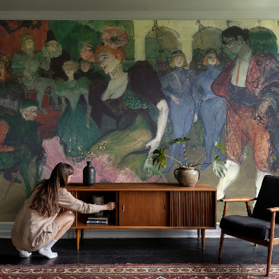 Papel mural texturado decorativo con diseño 'Baile de salón'