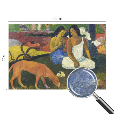 Fotomural decorativo para cabecero de cama con una escena exótica