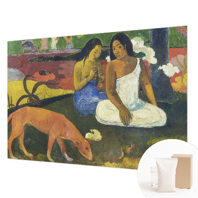 Fotomural decorativo para cabecero de cama con una escena exótica