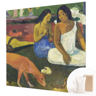 Fotomural decorativo para cabecero de cama con una escena exótica