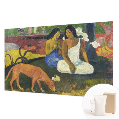 Fotomural decorativo para cabecero de cama con una escena exótica