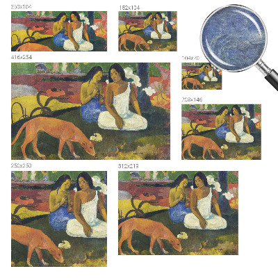 Fotomural decorativo para cabecero de cama con una escena exótica