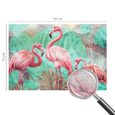 Mural de pared con estampado hermoso con diseño de aves exóticas