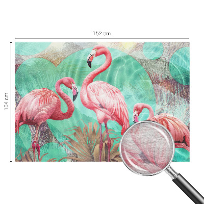 Mural de pared con estampado hermoso con diseño de aves exóticas