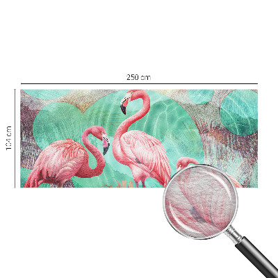 Mural de pared con estampado hermoso con diseño de aves exóticas