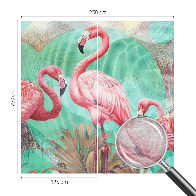 Mural de pared con estampado hermoso con diseño de aves exóticas