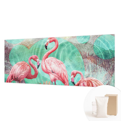 Mural de pared con estampado hermoso con diseño de aves exóticas