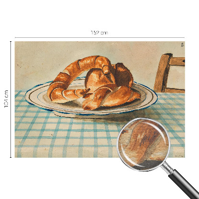Papel mural texturado decorativo con diseño inspirado en productos horneados para la cocina
