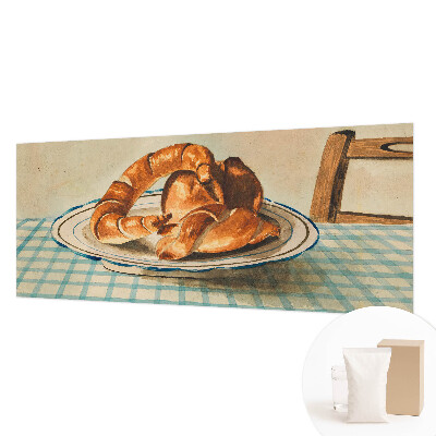 Papel mural texturado decorativo con diseño inspirado en productos horneados para la cocina
