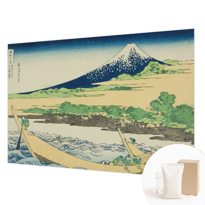 Fotomural decorativo para cabecero de cama con un panorama de montaña