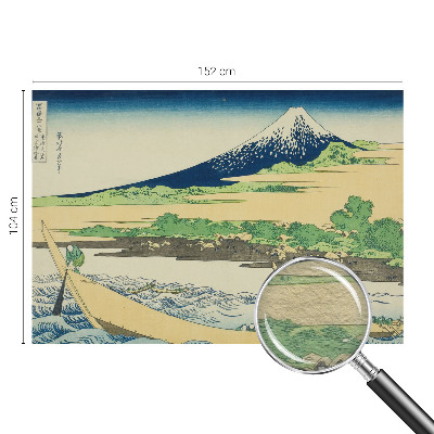 Fotomural decorativo para cabecero de cama con un panorama de montaña